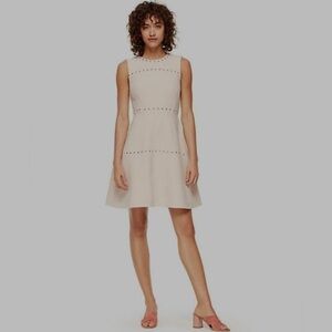 Kate Spade Baja Bound Studded Sleeveless Crepe Dress